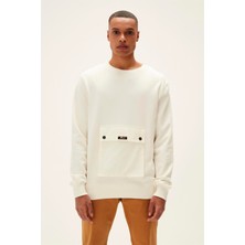 Bad Bear Kangaroo Crewneck Marshmalllow