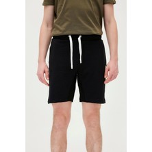 Bad Bear Holmer Siyah Erkek SweatShorts Cepli Normal Bel Beden M Konforlu Tasarım