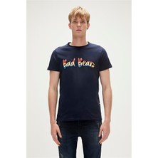 Bad Bear MANUSCRIPT T-SHIRT LACİVERT Erkek T-Shirt 23.01.07.008-C07