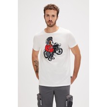Bad Bear Fave Erkek Beyaz T-Shirt 24.01.07.054-C04