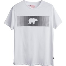 Bad Bear Fancy T-Shirt Off-White Beyaz 3D Baskılı Erkek Tişört