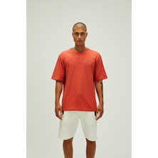 Bad Bear Liber Oversize T-Shirt Ginger Tarçın Basic Erkek Tişört