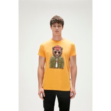 Bad Bear GOOD GAME  T-SHIRT KREM Erkek T-Shirt 23.01.07.009-C25