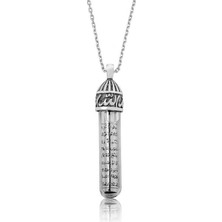 Inure Jewelry Gümüş Allah Cevşen Dualı Kolye