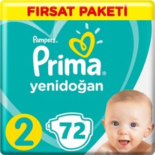 Prima Bebek Bezi Aktif Bebek 2 Beden 72 Adet Fırsat Paketi