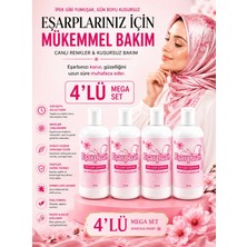 EŞARPUAN 4'lü Dev İpek Şal Eşarp Şampuanı Anında Leke Çıkarıcı Solüsyon Set (4 ADET)