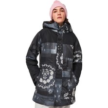 Oakley Tc Aurora Rc Insulated Kadın Siyah Snowboard Ceketi
