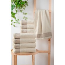 Arliva Natural Bukle Nak. Dantelli 2'li Set 50X85