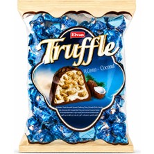 Elvan Truffle Hindistan Cevizi 500 gr (1 Poşet) Antep Fıstıklı Lezzetli Çikolata