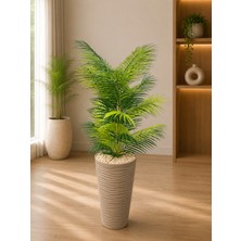 Yades Yapay Areka Palmiyesi 140 cm | Saksılı Dekoratif Yapay Salon Bitkisi