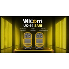 Lucciola Wicom Renkli Uk-44 Akıllı Kodlanabilir Kumanda (Otomatik Kapı Motoru,bariyer,kepenk,panjur)2 Adet)