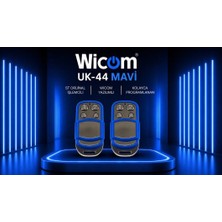 Lucciola Wicom Renkli Uk-44 Akıllı Kodlanabilir Kumanda (Otomatik Kapı Motoru,bariyer,kepenk,panjur)2 Adet)