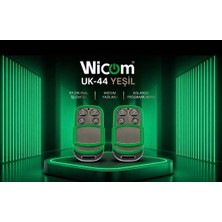 Lucciola Wicom Renkli Uk-44 Akıllı Kodlanabilir Kumanda (Otomatik Kapı Motoru,bariyer,kepenk,panjur)2 Adet)