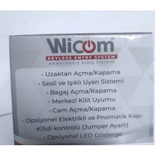 lucciola wıcom wo-44 oto merkezi kilit açma kapama  uzaktan kumanda seti