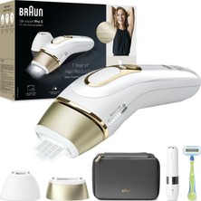 Braun Silk Expert Pro 5 PL5146 400.000 Atımlı Yeni Nesil Kablolu Ipl Lazer Ep. Cihazı + FS1000 Mini Tüy Alıcı Gold