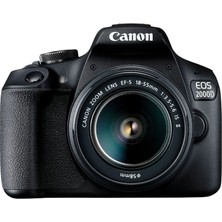 Canon Eos 2000D 18-55 Is Iı Fotoğraf Makinesi Siyah