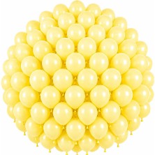 BeySüS Fil Dişi Renk Lateks Pastel Balon (30 cm) - 100 Adet