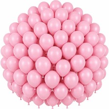 BeySüS Gül Kurusu Renk Lateks Pastel Balon (30 cm) - 100 Adet