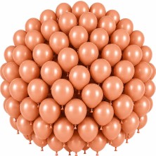 BeySüS Rose Gold Renk Lateks Pastel Balon (30 cm) - 100 Adet