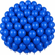 BeySüS Mavi Renk Lateks Pastel Balon (30 cm) - 100 Adet