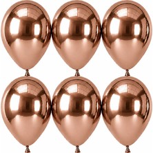 BeySüS Truffle Renk Lateks krom Balon (30 cm) - 6 Adet