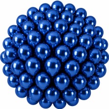 BeySüS Mavi Renk Lateks krom Balon (30 cm) - 50 Adet