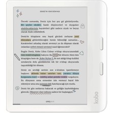 Kobo Libra Colour E-Kitap Okuyucu Beyaz