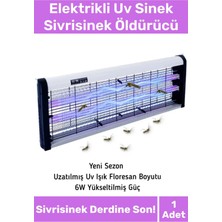Byanes Premium Yükseltmiş Güç Çift Florasan Elektrikli Uv Zincirli Askılı Sinek Sivrisinek Öldürücü 2200V