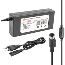 Uravas Store Powermaster PM-17039 24 Volt - 3 Amper - 72 Watt 3 Pinli Plastik Kasa Masaüstü Printer Adaptör