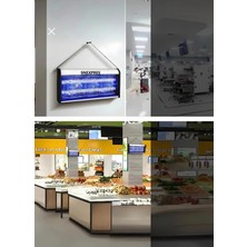 Byanes 20W Büyük Boy Taşınabilir Elektrikli LED Sivrisinek Yok Edici Hem Gece Lambası Fişli Kablolu