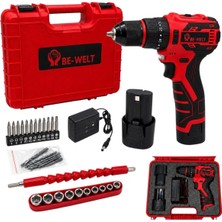 Be-Welt Şarjlı Darbeli Matkap 50 Nm Kömürsüz 16.8V 3.0AH 10 mm Metal Mandren