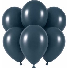 BeySüS Derin Okyanus Renk Lateks Retro Balon (30 cm) - 6 Adet
