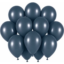 BeySüS Derin Okyanus Renk Lateks Retro Balon (30 cm) - 12 Adet