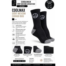 Oil Company  Siyah Dört Mevsim  Uzun Çorap Unisex Coolmax