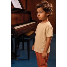 Cigit Etiket Detaylı T-Shirt 2-10 Yaş Sundres