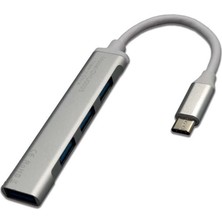 Dexim DHU0003-DEXIM Elite Usb-Typ-C To 4 Port Usb-A Hub (Kdo)