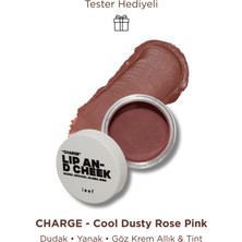 Leef Lip & Cheek Balm Charge | Dusty Rose Dudak & Yanak Balmı | Krem Allık & Tint