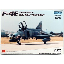 Hobbytime 076 1/72 Ölçek, F-4e Phantom Iı, 112.FILO Şeytan, Plastik Model Kiti