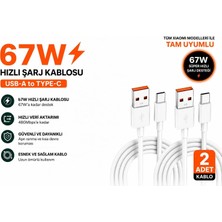 Seho Xiaomi Uyumlu 67W Hızlı Şarj Kablosu 5 Adet