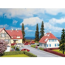 Noch 21514 Çalı Çitler, Koyu Yeşil, 2 Adet, 1.5x0.8 cm Diorama Malzemesi