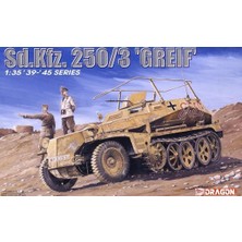 Dragon 6125 1/35 Ölçek, Sd.Kfz. 250/3 (Greif) Yarı Paletli Askeri Araç Plastik Model Kiti
