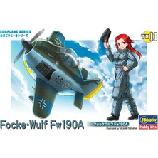 Hasegawa TH11 60121 Focke-Wulf Fw190A, Eggplane Serisi Plastik Model Kiti