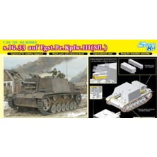 Dragon 6713 1/35 Ölçek, s.IG.33 auf Fgst.Pz.Kpfw.III(Sfl.) Zırhlı Topçu Bataryası Plastik Model Kiti