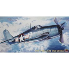 Hasegawa JT34 9134 1/48 Ölçek, F6F-3 Hellcat (Uss Essex), Savaş Uçağı Plastik Model Kiti