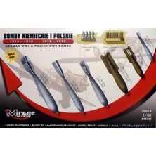 Mirage 848401 1/48 Ölçek, German Ww1 And Polish Ww2 Bombs Max Se, Plastik Model Kiti