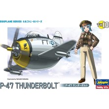 Hasegawa TH10 60120 P-47 Thunderbolt, Eggplane Serisi Plastik Model Kiti