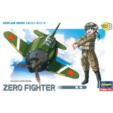 Hasegawa TH8 60118 Zero Fighter, Eggplane Serisi Plastik Model Kiti