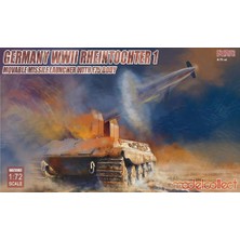 Model Collect UA72092 1/72 Ölçek, German Rheintochter 1 Movable Missile