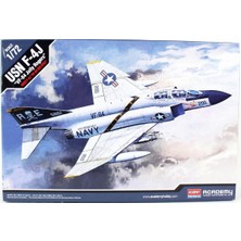 Academy 12529 1/72 Ölçek, Usn F-4j (Vf-84 Jolly Rogers) Savaş Uçağı, Plastik Model Kiti