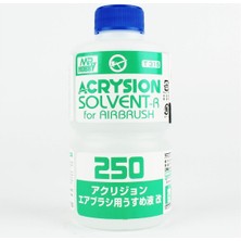Mr.hobby T-315 250 Ml. Acrysion Airbrush Solvent R Tiner (1cup Acrysion Paint=0.3 Cup T-315 Tiner)